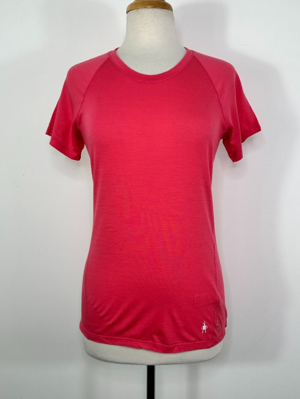 Smartwool Merino 150 Shirt Womens Small Pink Short Sleeve Wool Base Layer Top